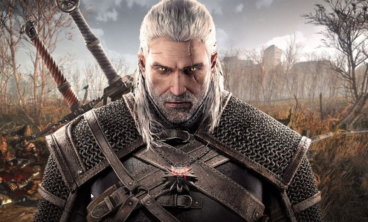 Geralt and his steely-eyed look.