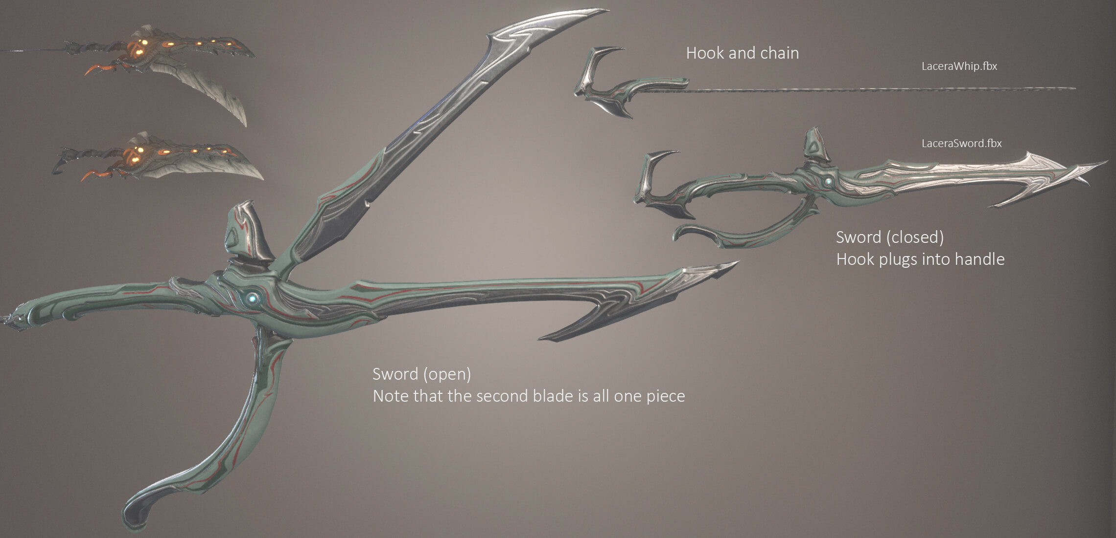Blade and Whip parts