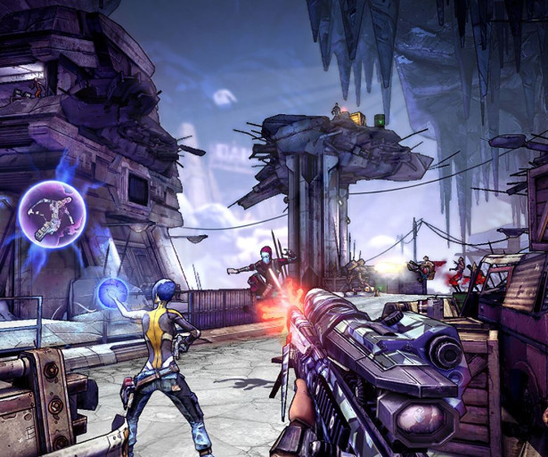 In-game screenshot of Borderlands 2. 